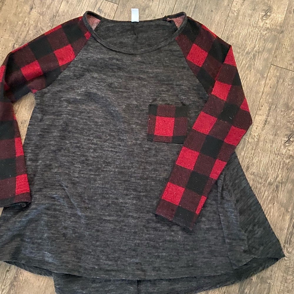 Buffalo plaid boutique shirt